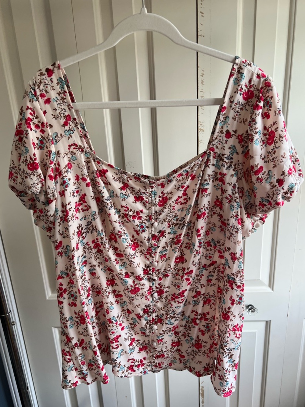 Torrid Floral Babydoll Top